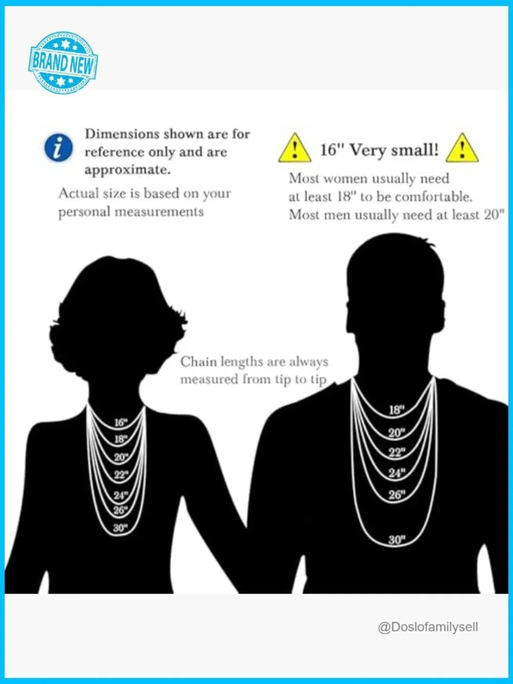14K Gold Rope Chain Necklace Dainty Minimal Classic Unisex Adjustable Length